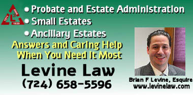 Law Levine, LLC - Estate Attorney in Mercer County PA for Probate and Estate Administration including small estates and ancillary estates